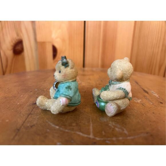 Cherished Teddies 1998 Good Luck Charm Duo (2 pc lot) 476943 Collector Teddy (82 - Picture 2 of 8